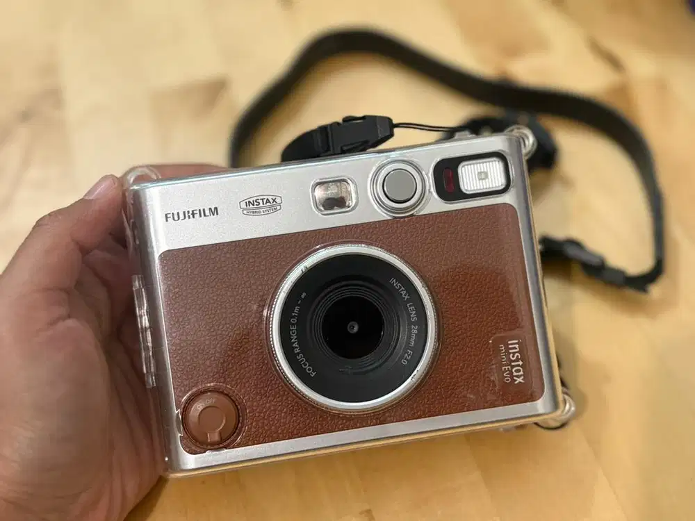 Fujifilm Instax Mini Evo Bekas Normal + Bonus Case & Paper