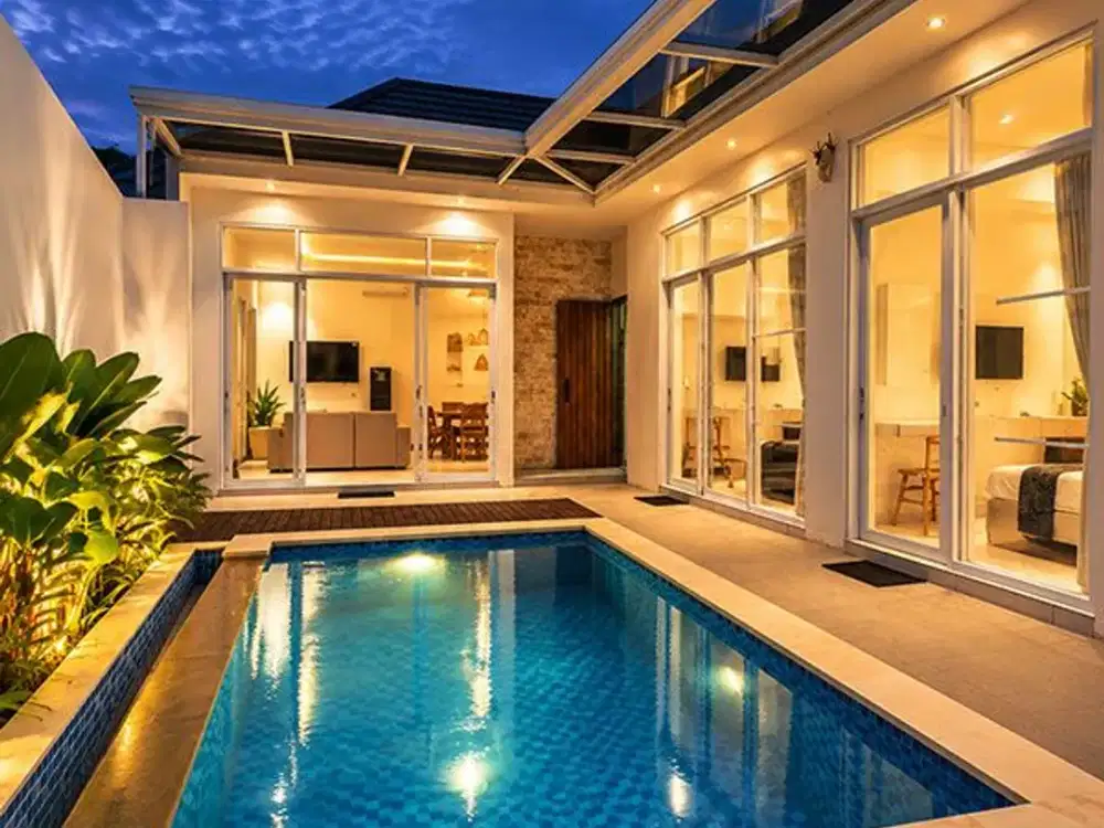 [AMR-042.CTH] For Rent Modern Tropical Cosy Villa with Rice Field Views in Lodtunduh Ubud