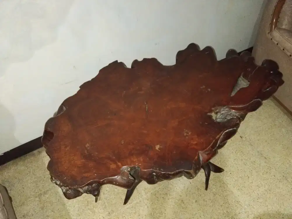 Jual meja kayu jati asli dari sulawesi