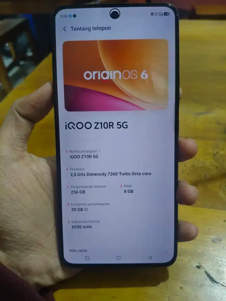 Iqoo Z10r 8/256 bekas