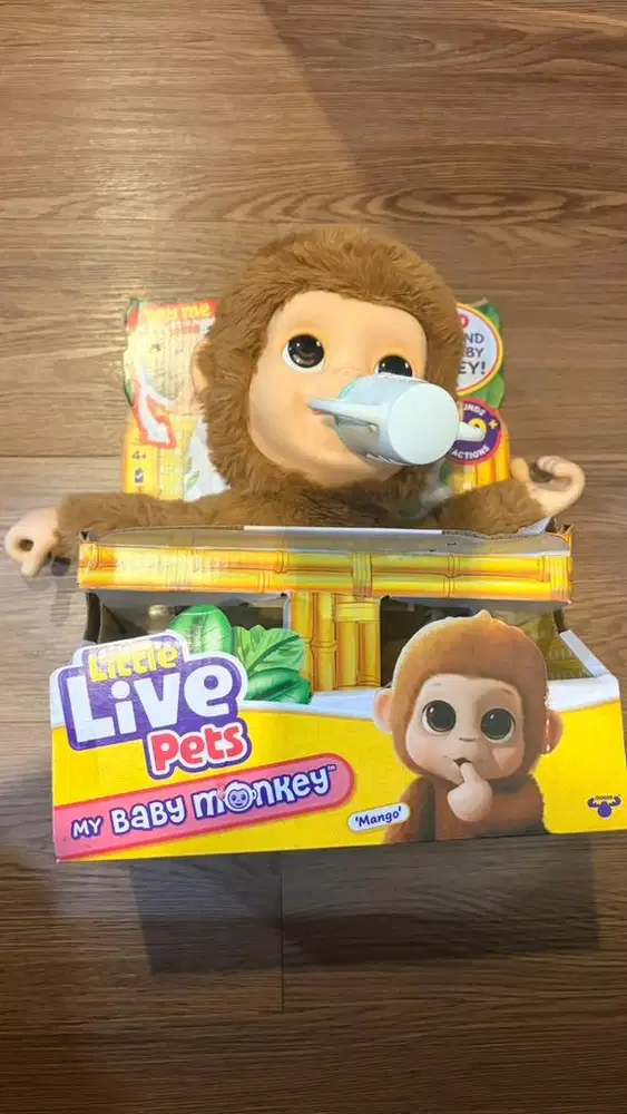 Dijual mainan interaktif little live pets my baby monkey