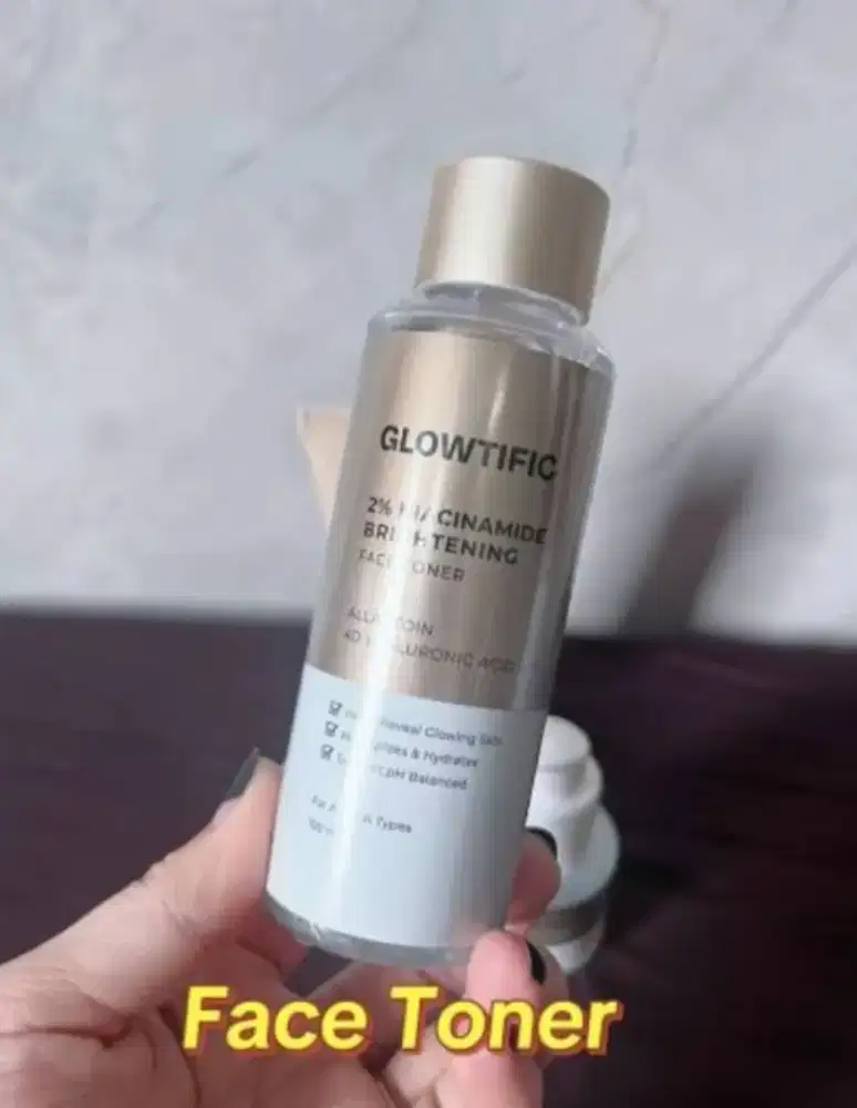 Ready glowtific toner bpom dan halal