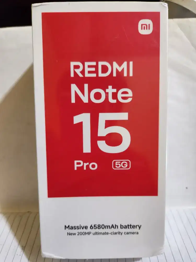 Redmi Note 15 Pro 5G 8/256gb Baru Segel Resmi