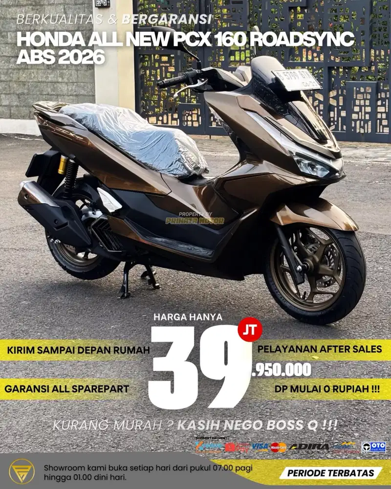 HONDA ALL NEW PCX 160 ROADSYNC ABS 2026