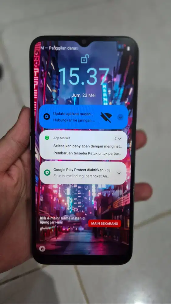 REALME C31 4/64 GREY BODY LAYAR MULUS FULL AKSESORIS