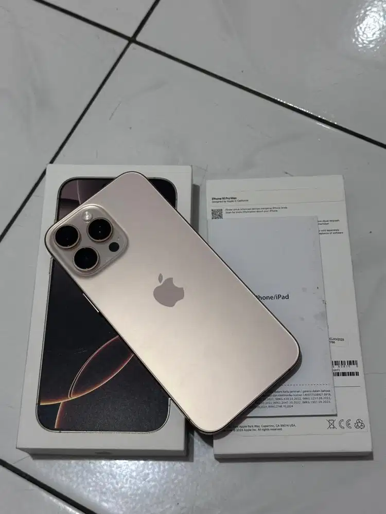 IPHONE 16 PROMAX 256GB IBOX DESERT
