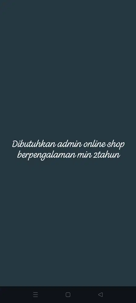 Admin online shop