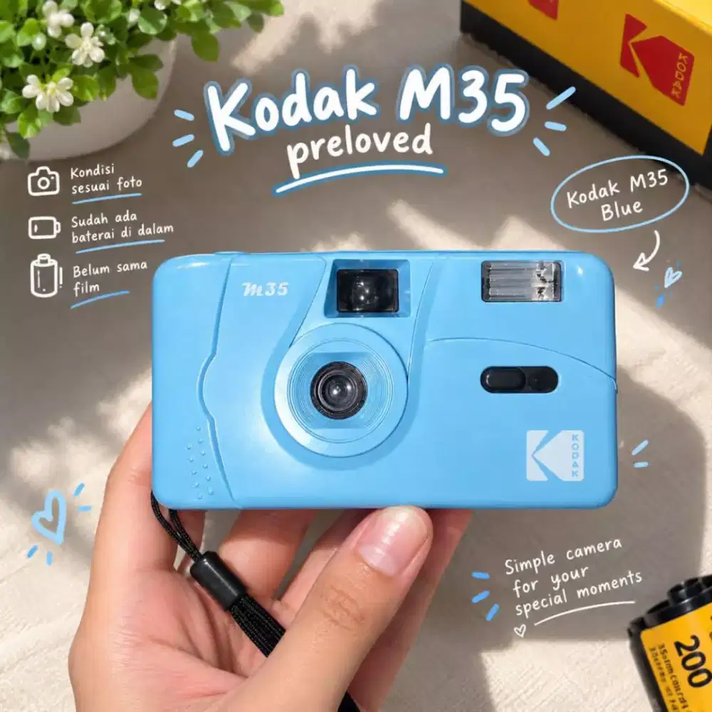 Preloved KODAK M35 BIRU
