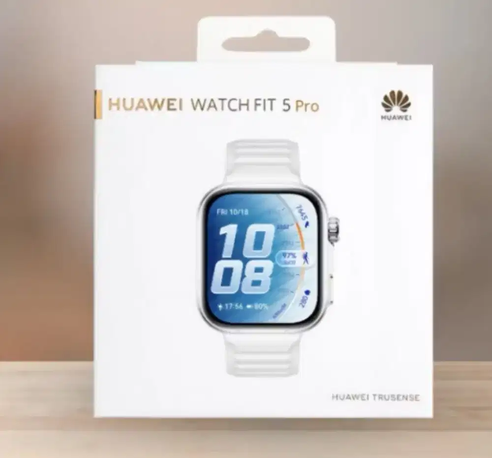 Huawei watch fit 5pro+bonus strap orange, lengkap