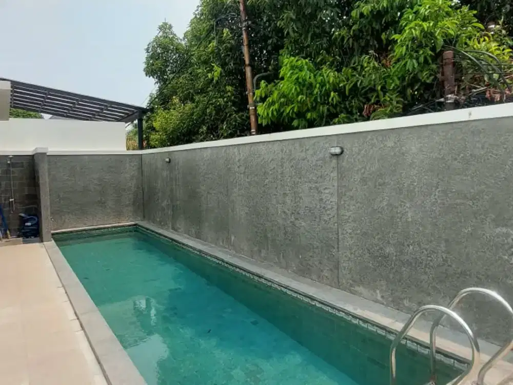RUMAH  KANTOR 4 LANTAI ADA KOLAM RENANG DI  KEMANG BANGKA