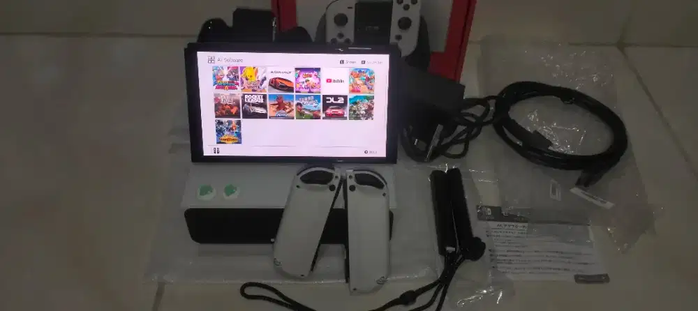 Nintendo Switch OLED Mulus 99% Fullset Original