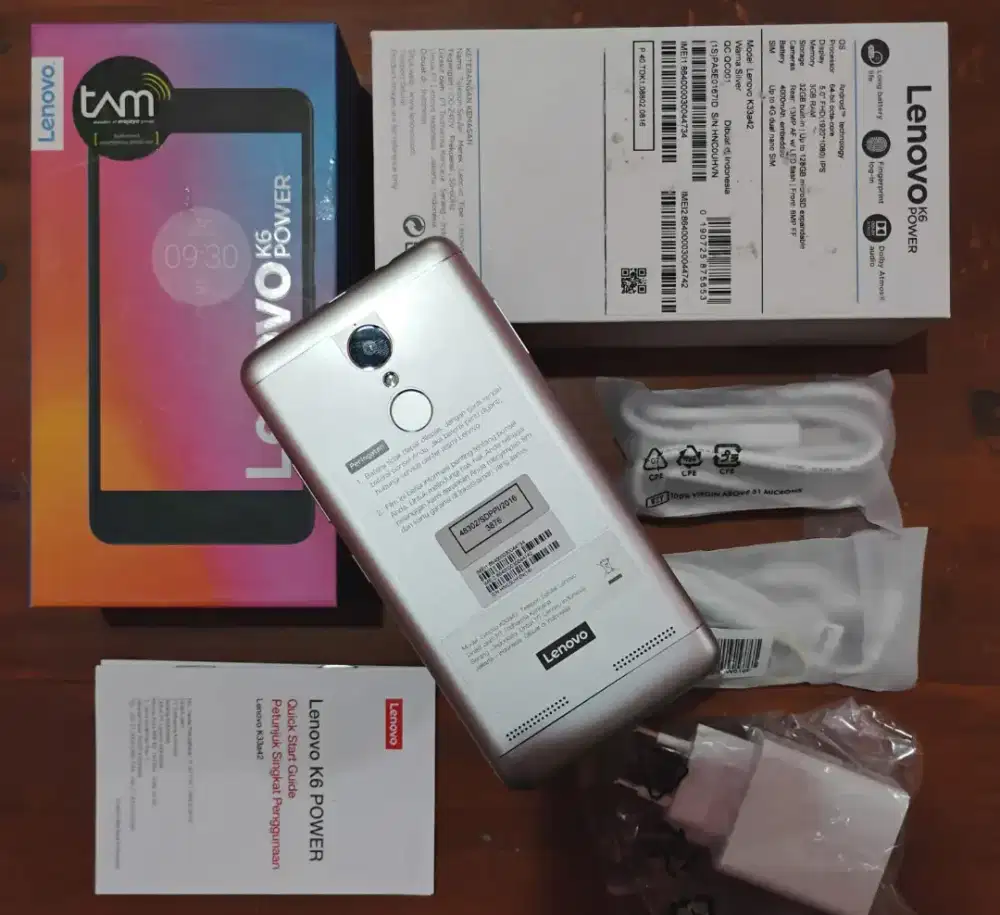 LENOVO K6 POWER - RAM 3/32 GB || FULLSET ORIGINAL