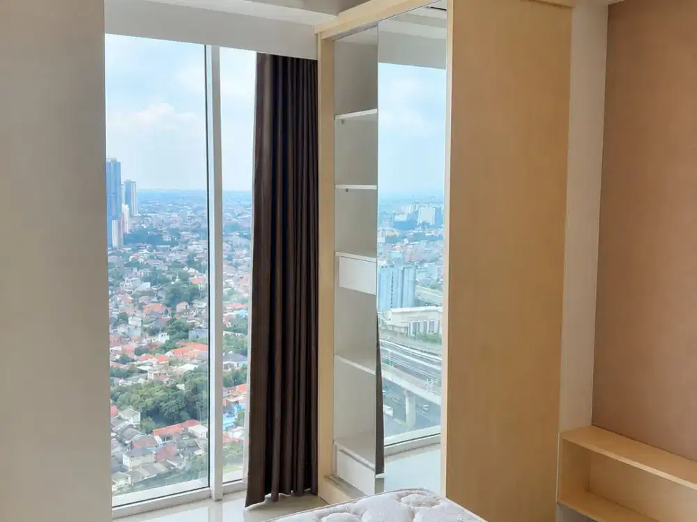 FREE Tagihan IPL 500Ribu/Bulan Studio Furnish Grand Kamala Lagoon Apartemen Tower Barclay North