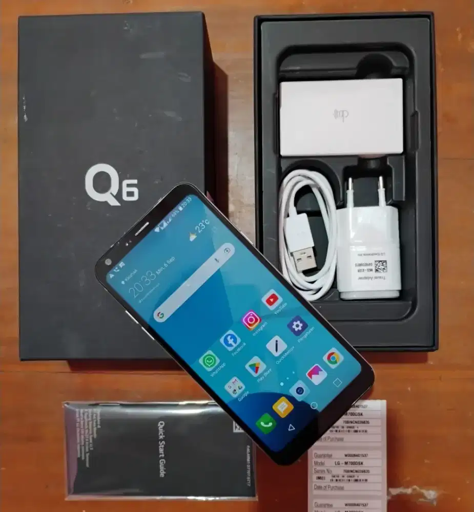 LG Q6 SERIES - RAM 3/32 GB || FULLSET ORIGINAL