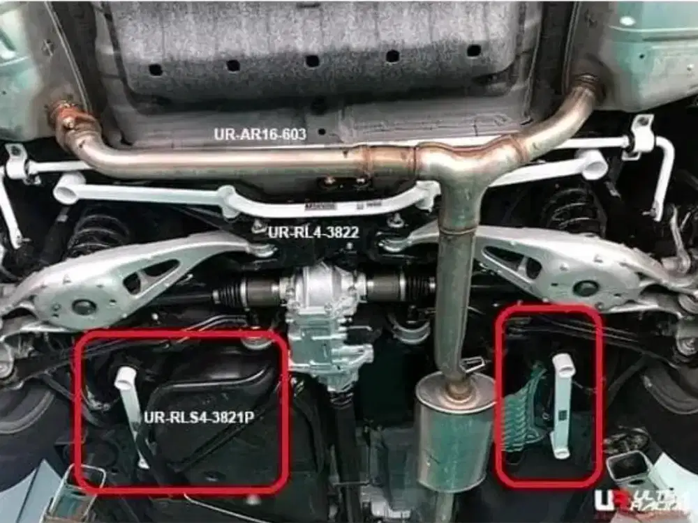 Stabileser strutbar Ultra Racing rearlowerside CRV Turbo 2017+