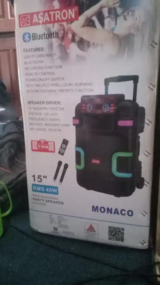 speaker portabel asatron monaco