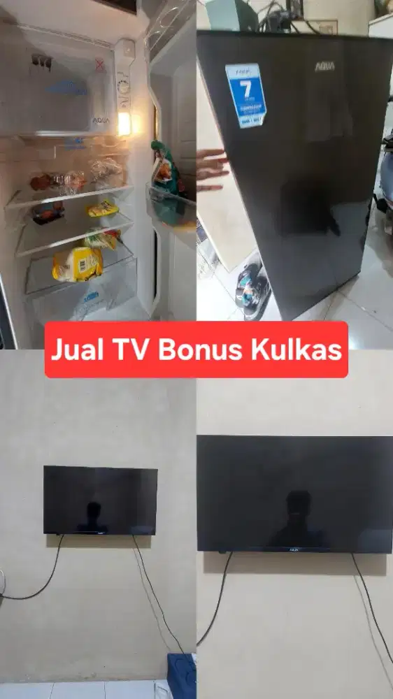 JUAL TV BONUS KULKAS
