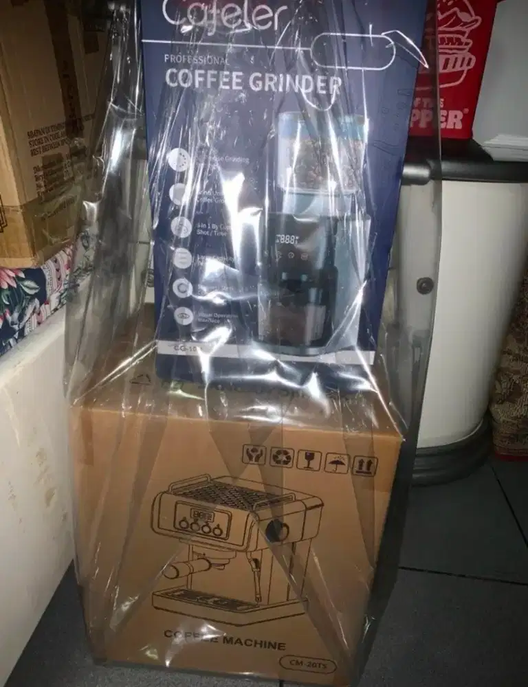 Mesin kopi cafaler CG 10H + cafaler CM 20 TS