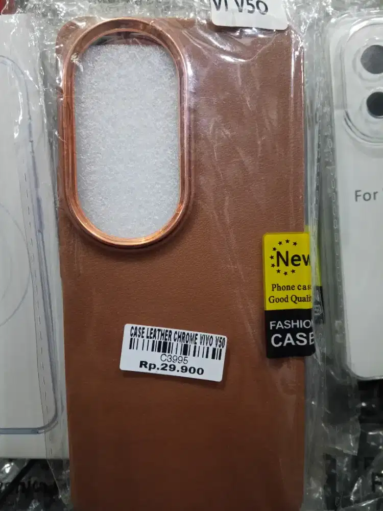 CASE LEATHER CHROME VIVO V50