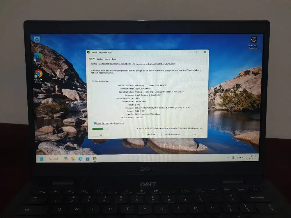Laptop Dell 3420 i5 Gen 11