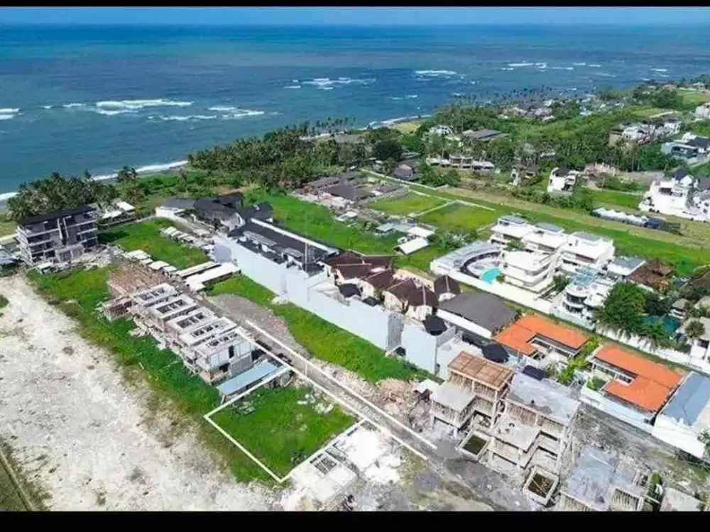 Tanah Leasehold Seseh 500m² - 50m ke Ocean - Zona Pariwisata