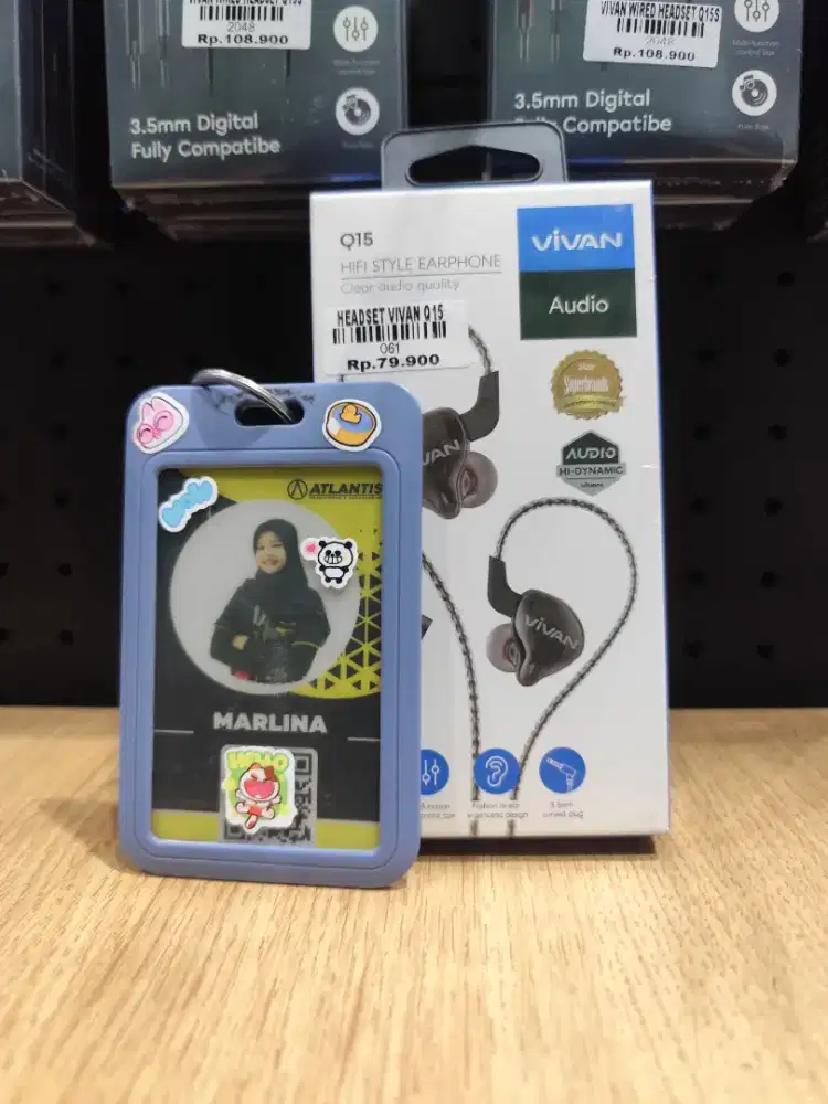 HEADSET VIVAN Q15 | ATLANTIS DAHSYAT