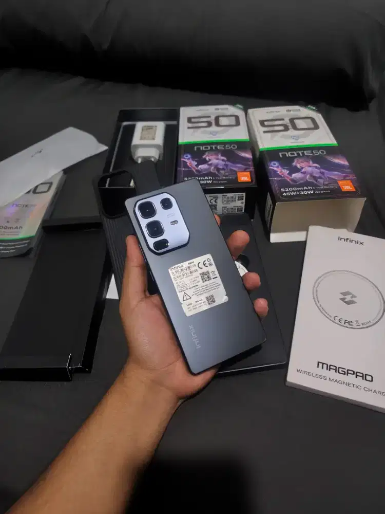INFINIX NOTE 50 8/256 FULLSET+ MAGSAFE MULUS NOMINUS HARGA PASSS