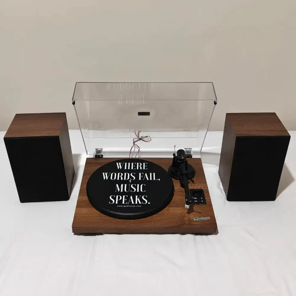 Gadhouse HENRY Turntable Set Player (Mahogany)