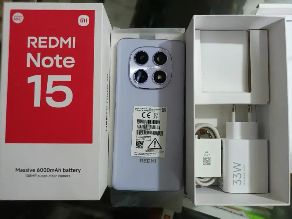 Redmi note 15 6+2/128 fullset