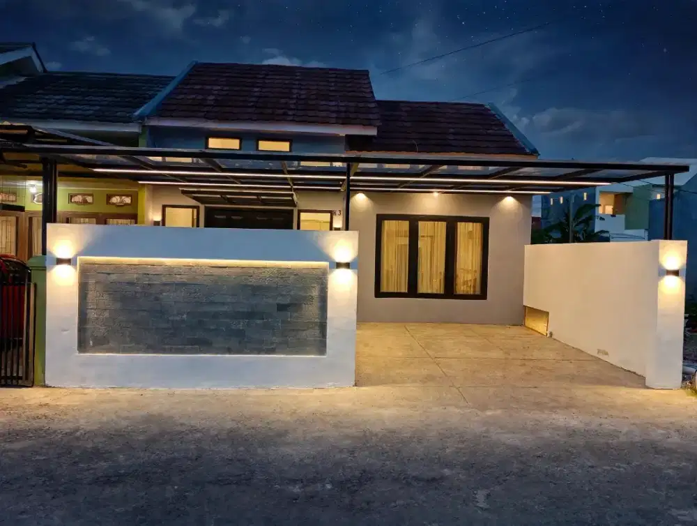 Rumah Cantik Modern Ready & Desain Elegan Strategis diTuparev Kedawung