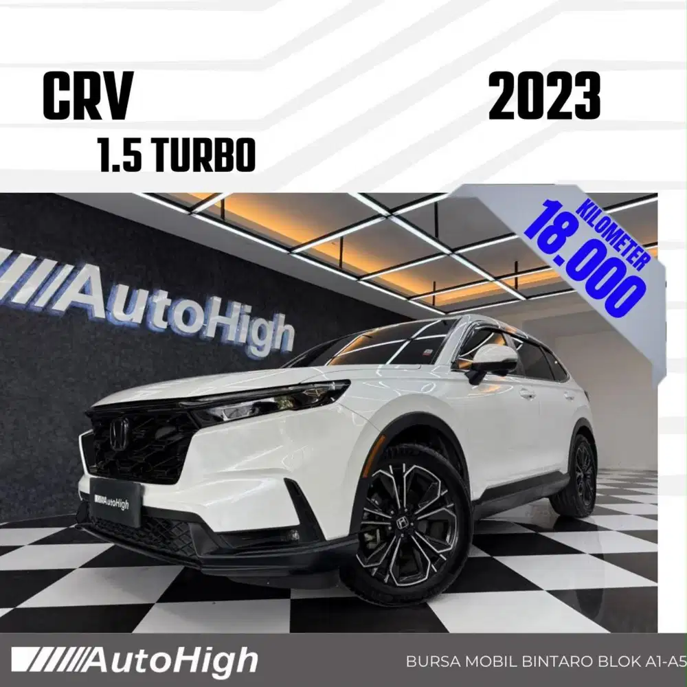 DP10% [Km18.000] CRV Turbo 2023 White / CR-V Reg 2025 #AUTOHIGH