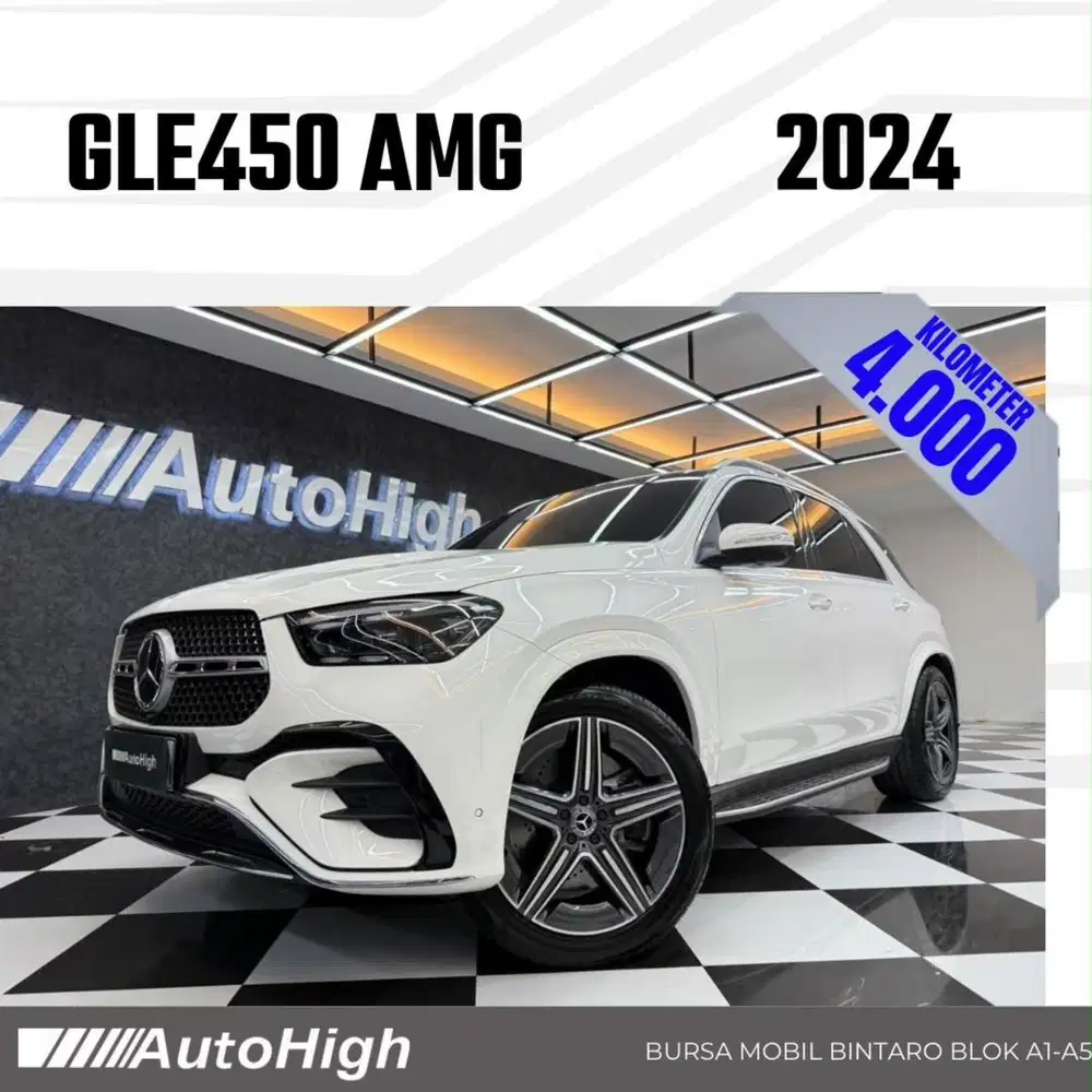 DP10% [Km4.000] GLE450 AMG 2024 White / GLE 450 Reg 2023 #AUTOHIGH