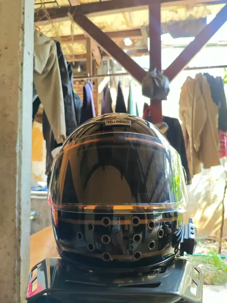Helm Custom Retro Full Face Bellissimo