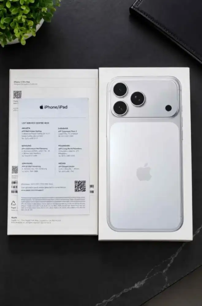 iphone 17 pro max silver 256 ibox HB 100 fullset