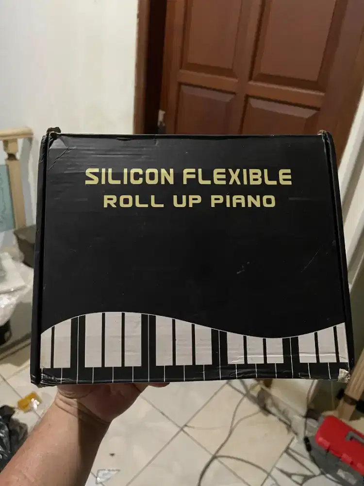 Roll Up Piano Silicon Flexible 88 Keys Fullset Mulus Nego Tipis