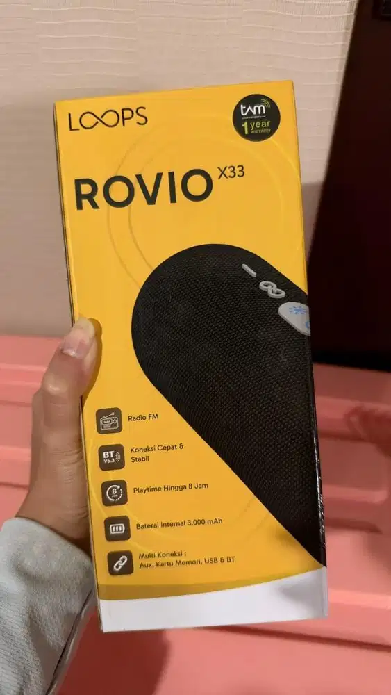 Loops Rovio X33 Bluetooth Speaker New