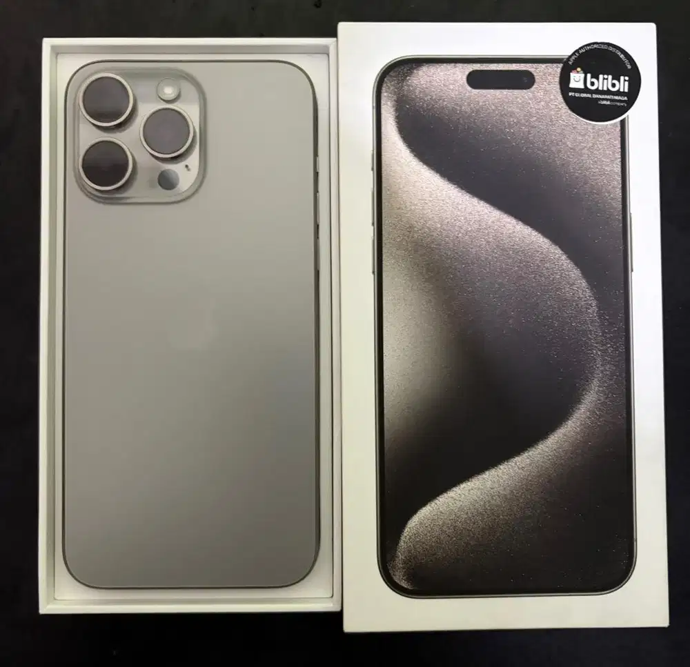 IPHONE 15 PRO MAX 256GB ex BLIBLI