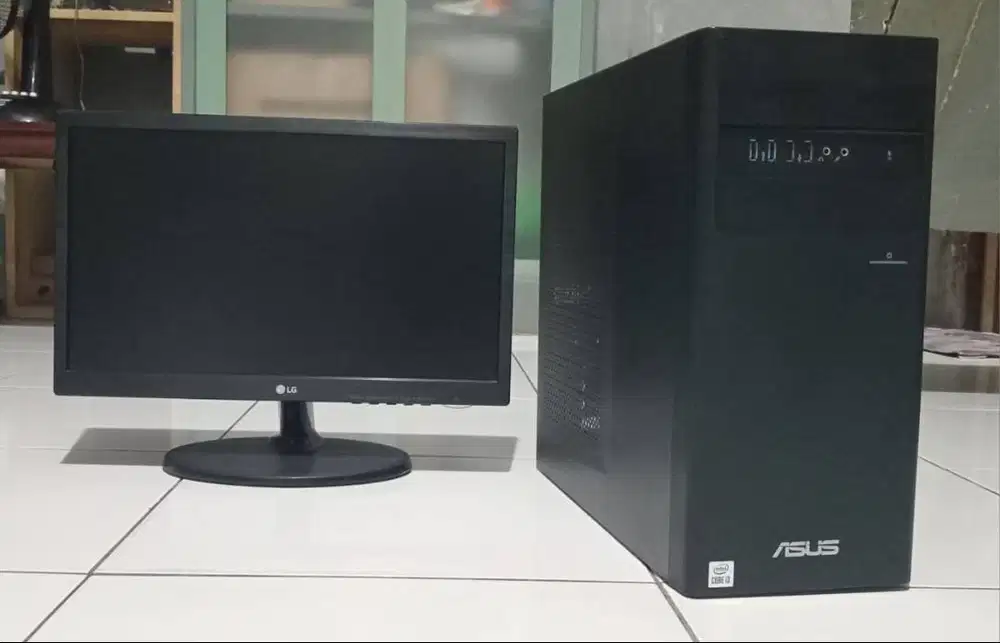 PC Asus Core i3 Gen10 Lengkap Monitor