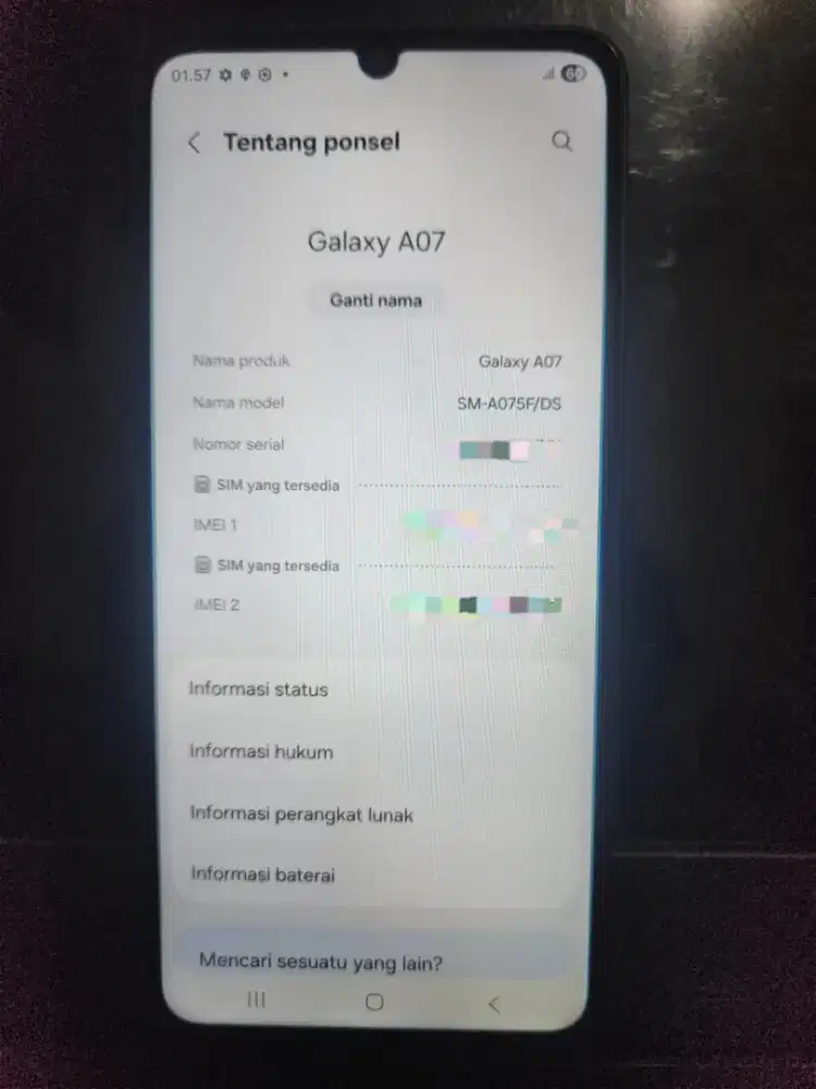 Samsung a07 4/128 + charger