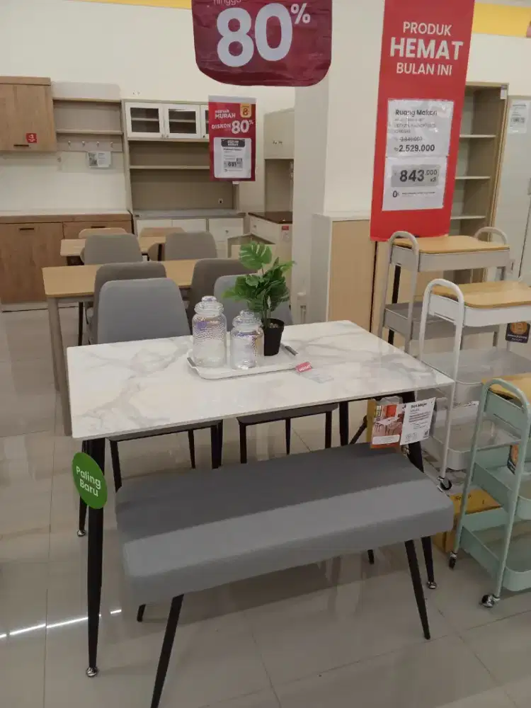 Kredit meja makan minimalis