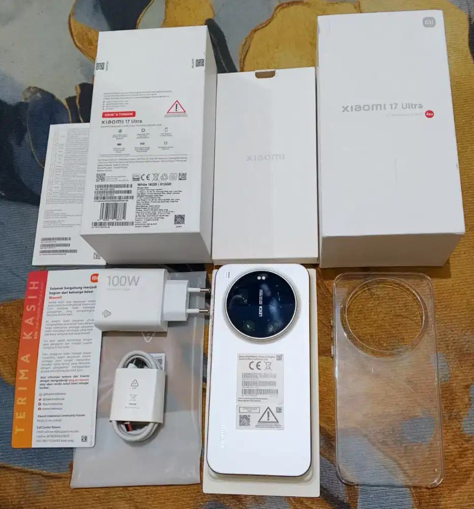 Xiaomi 17 Ultra 16/512 White ISTIMEWA BH 100 CC 39 Grs Resmi Mei 2028