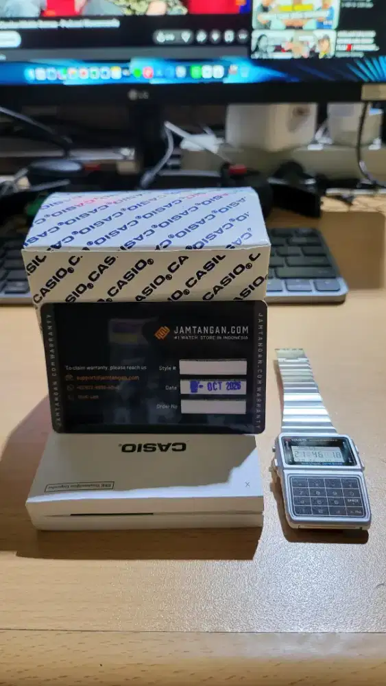 Casio DBC 611 Fullset Mulus Nego