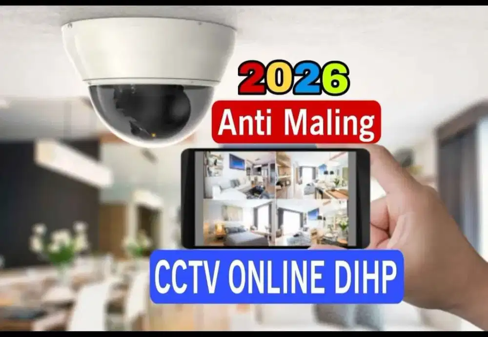PROMO CCTV ANTI MALING BISA PANTAU DIHP