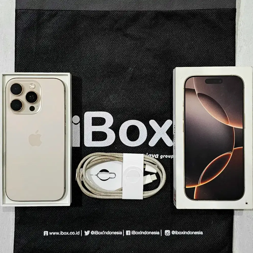 Iphone 16 Pro 128 GB Resmi IBOX DIGIMAP Desert