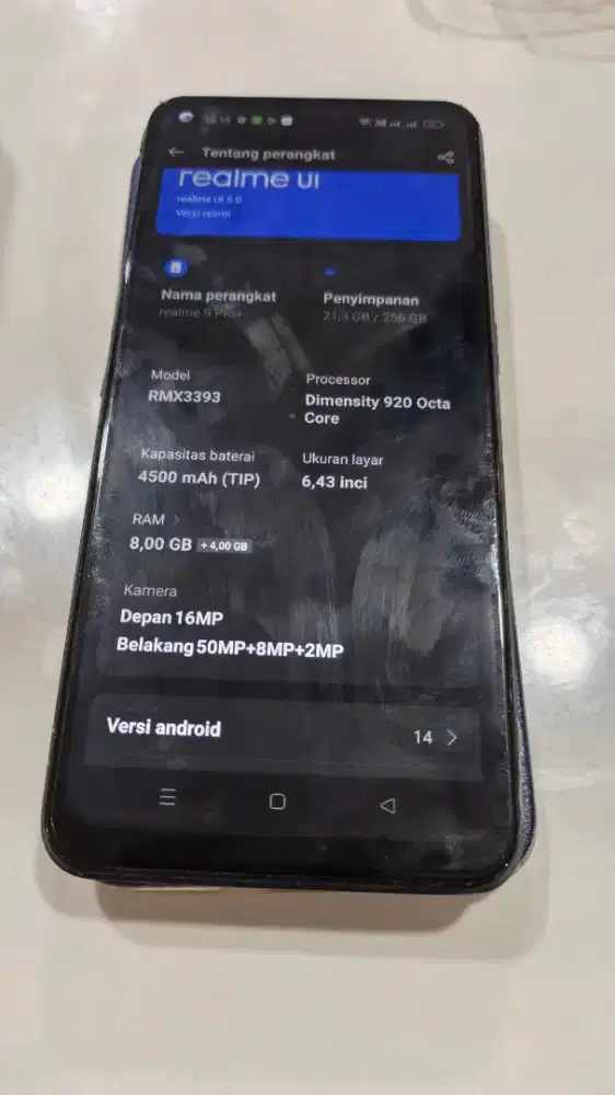 Realme 9 pro plus 5g ram 8/256 NFC