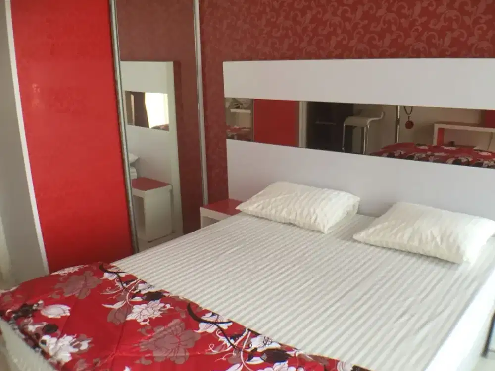 Disewakan Tahunan Apartemen Tamansari Skylounge Tangerang Siap Huni Termasuk IPL Dekat RSUP Dr. Sitanala Tangerang dan  PT Panca Kraft Pratama