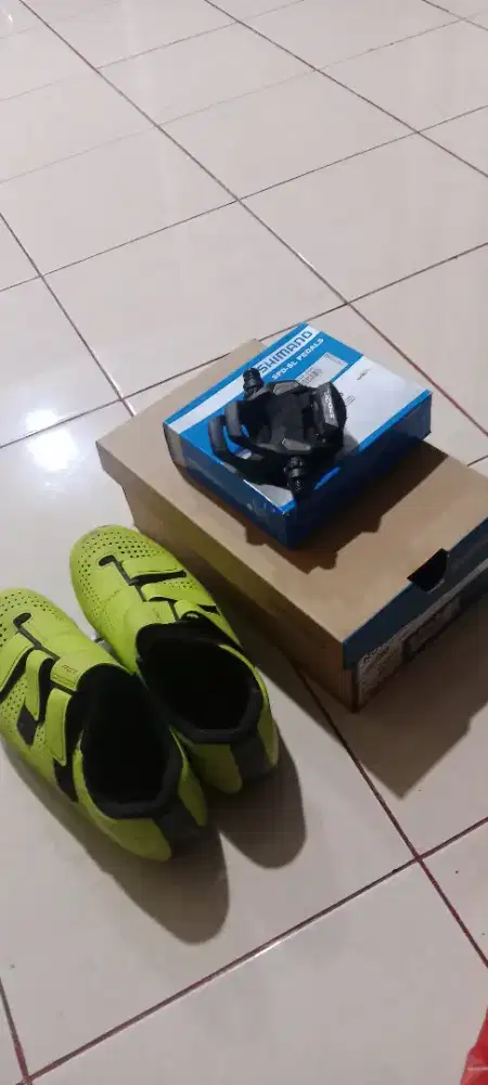 Sepatu shimano cleat dan cleat shimano