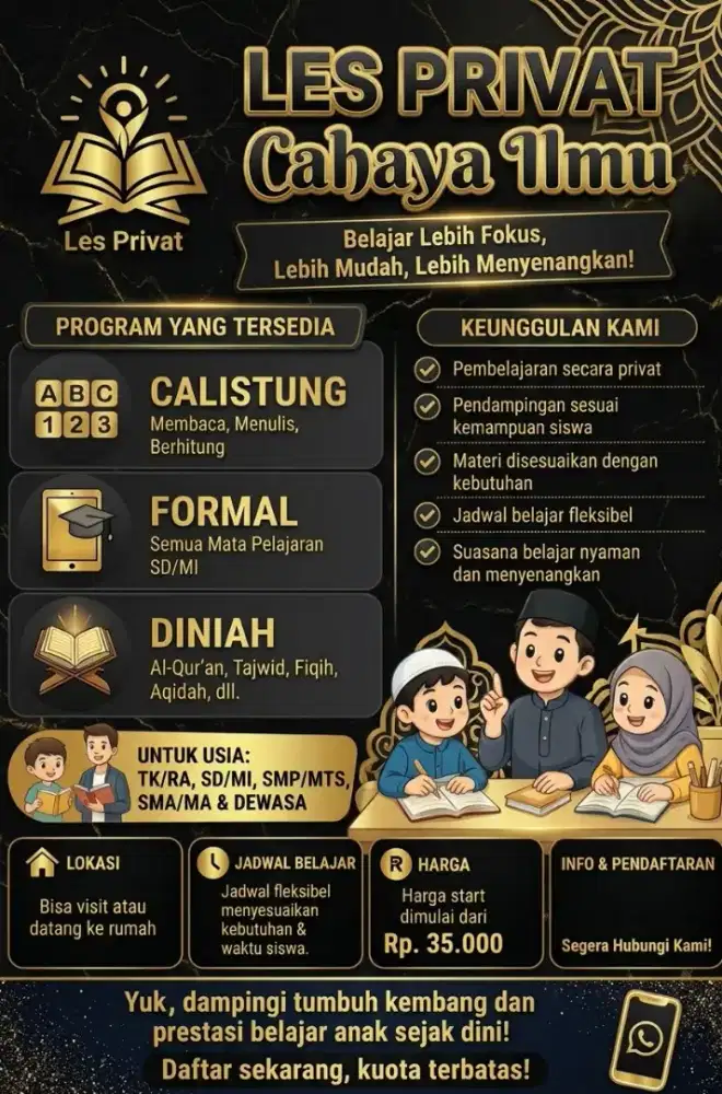 Kursus Mengaji Anak - Dewasa