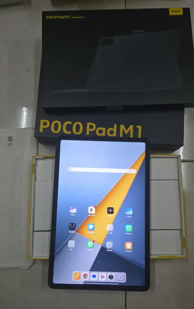 Tablet poco pad M1 ram 8/256 fullset + keyboard wifi only nominus