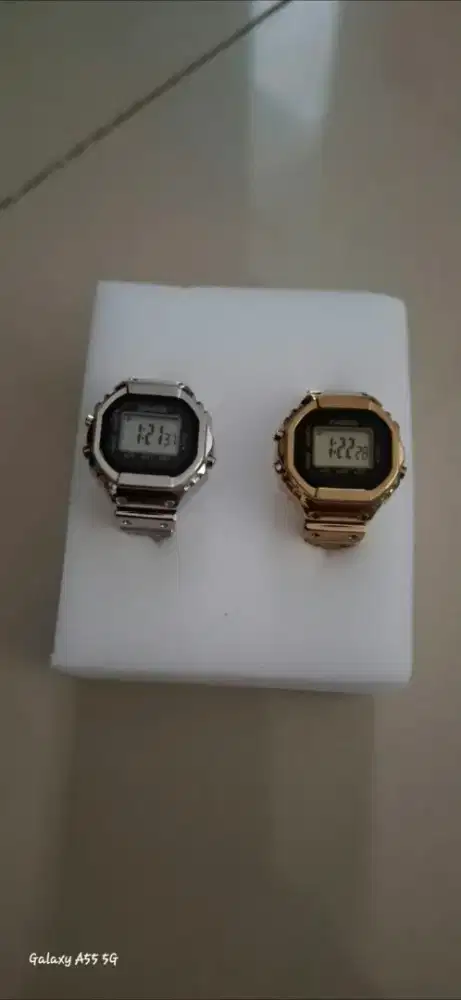 Casio crw 01 silver dan gold